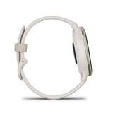Garmin Vivoactive 5 Cream Gold Aluminum Bezel with Ivory Case and Silicone Band GM-010-02862-51