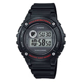 Casio General Black Dial Resin Strap Men Watch W-216H-1AVDF-P