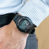 Casio General Black Dial Resin Strap Men Watch W-216H-1AVDF-P