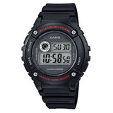 Casio General Digital Black Resin Strap Men Watch W-216H-1AVDF