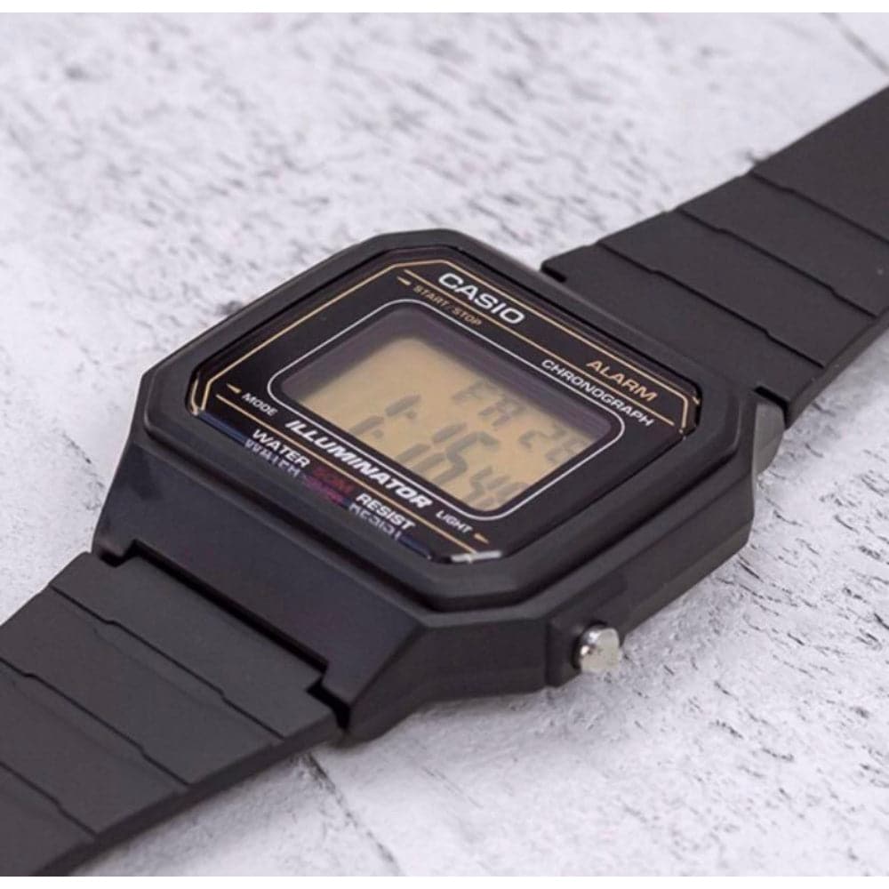 Casio General Digital Black Resin Strap Men Watch W-217H-9AVDF-P – H2 Hub