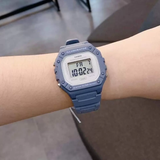 Casio General Digital Resin Strap Women Watch W-218HC-2AVDF-P
