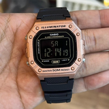 Casio General Standard Digital Black Resin Strap Men's Watch W-218HM-5BVDF