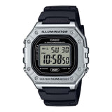 Casio General Standard Digital Black Resin Strap Men's Watch W-218HM-7AVDF-P