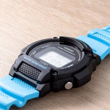 CASIO SPORTY W-219H-2A2VDF DIGITAL BLUE RESIN MEN WATCH