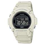 Casio General Digital White Resin Strap Men Watch W-219HC-8BVDF