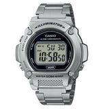 Casio General Digital Silver Stainless Steel Strap Men Watch W-219HD-1AVDF-P