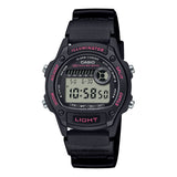 Casio General Black Resin Strap Men Watch W-220H Series