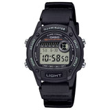 Casio General Black Resin Strap Men Watch W-220H Series