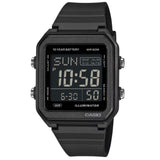 Casio General Digital Black Resin Strap Unisex Watch W-221H-1BVDF-P