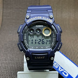 Casio General Digital Blue Resin Strap Men Watch W-735H-2AVDF-P