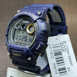 Casio General Digital Blue Resin Strap Men Watch W-735H-2AVDF-P