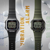 Casio General Digital Resin Strap Men's Watch W-738H Series