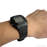 Casio General Digital Black Resin Strap Men Watch W-800H-1B-P