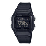 Casio General Digital Black Resin Strap Men Watch W-800H-1BVDF