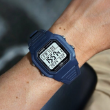 Casio General Digital Blue Resin Strap Men Watch W-800H-2AVDF-P