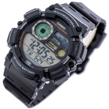 Casio General Digital Black Resin Strap Men Watch WS-1500H-1AVDF-P