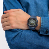 Casio General Digital Blue Resin Strap Men Watch WS-1600H-2AVDF-P