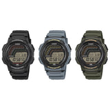 Casio General Digital Resin Strap Men's Watch - Multifunctional | WS-1800 Series