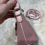 AG Collective Faux Suede Top Handle Bucket Women Hand Bag