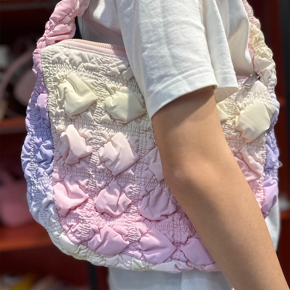 AG Collective Cute Quilted Shoulder Bag Colorful Puffy Crossbody Bag
