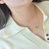 AG Collective Jewelry – Verdant Grace Hetian Bird Necklace