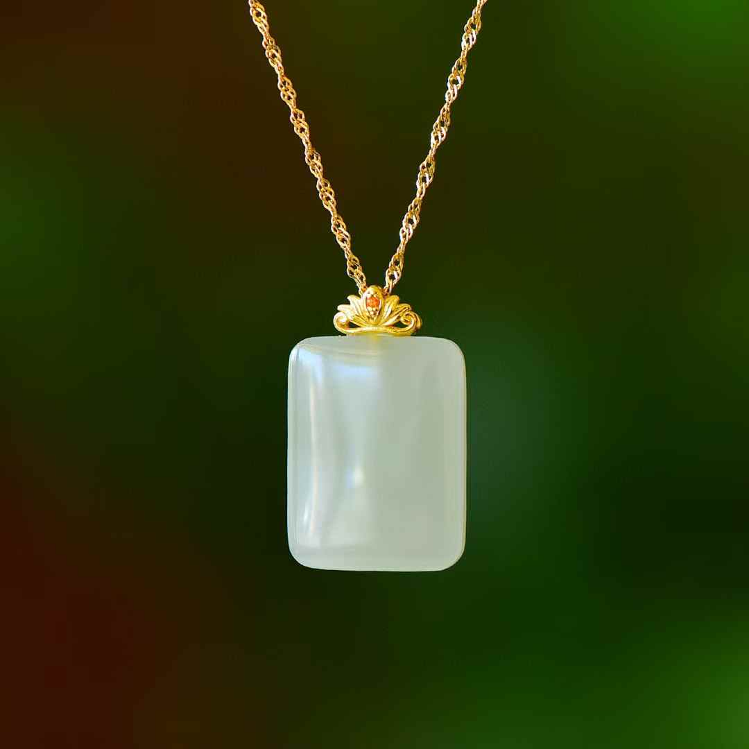 AG Collective Jewelry – Serene Radiance Jade Pendant