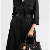 Karl Lagerfeld Paris MERIBEL SATCHEL WITH OVERSIZED FASHION PINS | Until June 19 Only
