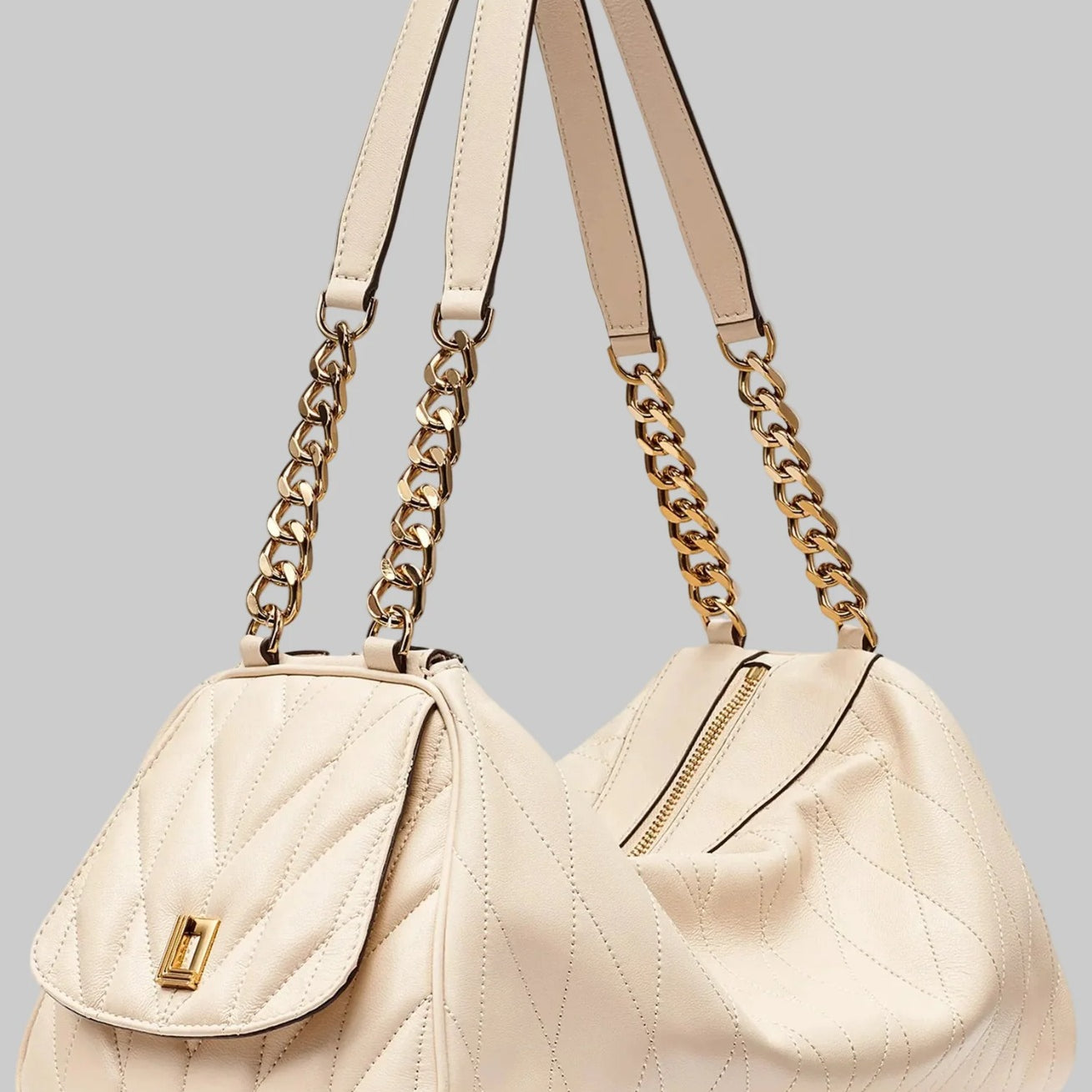 Karl Lagerfeld Paris LAFAYETTE SATCHEL WITH KARL PUFF CHARM - Brie | Until June 19 Only