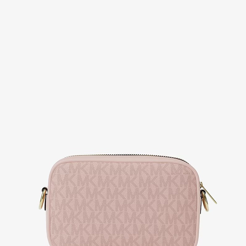 Michael Kors Jet Set Small Signature Logo Camera Crossbody Bag - Powder Blush | Until June 23 Only