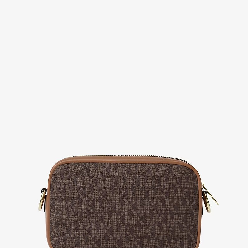 Michael Kors Jet Set Small Signature Logo Camera Crossbody Bag - Brown | Until June 23 Only