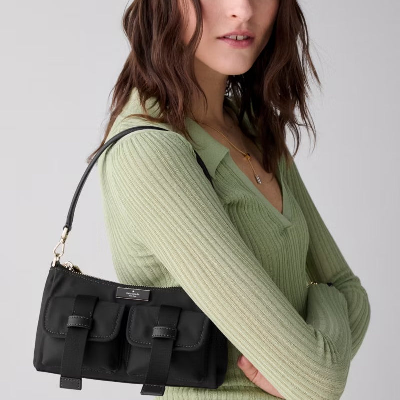 Kate Spade Carter Nylon Cargo Crossbody Bag | Black Until June 25 Only