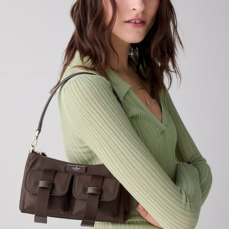 Kate Spade Carter Nylon Cargo Crossbody Bag Hot Fudge | Until June 25 Only