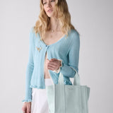 KATE SPADE Kip Canvas Small Tote Crisp Sky | Until June 29 Only