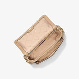 Michael Kors Jet Set Travel Small Logo Jacquard Camel Crossbody Bag With Pouch | Until June 29 Only