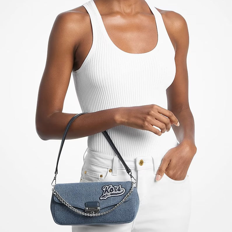 Michael Kors Soho Small Embellished Denim Convertible Crossbody Bag | Until June 29 Only