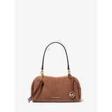 Michael Kors Cecily Small Suede Shoulder Bag Luggage | Until June 29 Only
