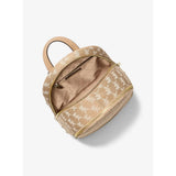Michael Kors Rhea Medium Logo Jacquard Camel Backpack | Until June 29 Only