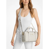 Michael Kors Jet Set Travel Medium Signature Logo Duffel Crossbody Bag LT CRM MULTI | Until June 29 Only