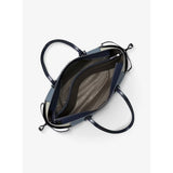 Michael Kors Voyager Large Color-Block Signature Logo Tote Bag Denim Multi | Until June 29 Only