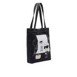 KARL LAGERFELD PARIS CANNES KARL & CHOUPETTE PHOTOSHOOT CANVAS TOTE | Until July 13 Only