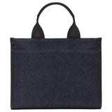 Karl Lagerfeld Paris  KRISTINA SMALL TOTE WITH TOP ZIPPER Denim Blue | Until July 13 Only