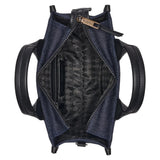 Karl Lagerfeld Paris  KRISTINA SMALL TOTE WITH TOP ZIPPER Denim Blue | Until July 13 Only