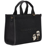 Karl Lagerfeld Paris  KRISTINA SMALL TOTE WITH TOP ZIPPER - Black | Until July 13 Only