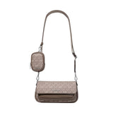 Mchael Kors Jet Set Travel Small Signature Logo Crossbody Bag With Pouch Mushroom | Until July 28 Only