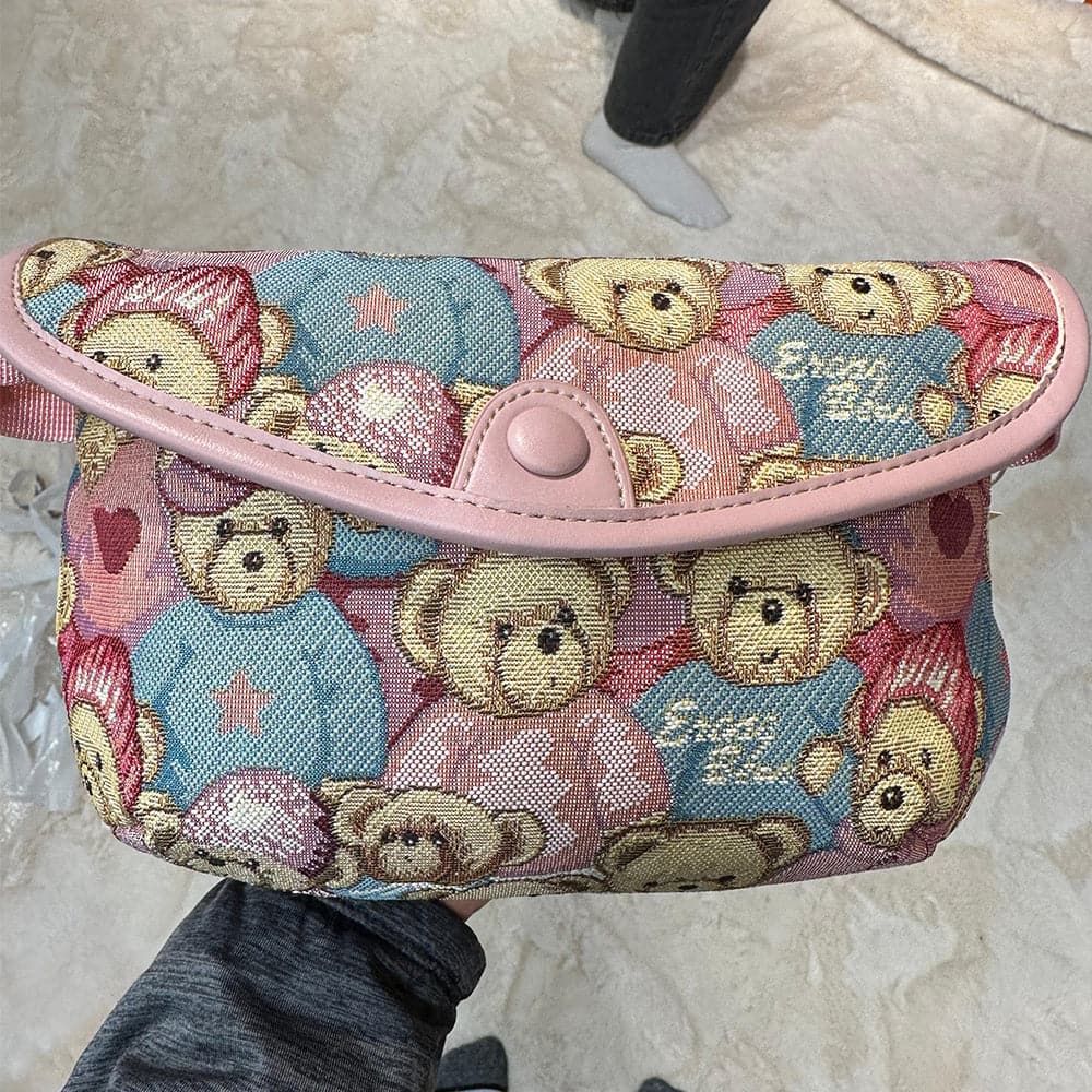 AG Collective Bear Print Crossbody Women's Bag