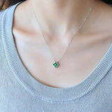 AG Collective Jewelry – Emerald Fortune Hetian Clover Necklace