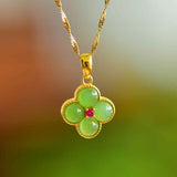 AG Collective Jewelry – Imperial Blossom Hetian Pendant