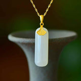 AG Collective Jewelry – Ginkgo Serenity Jade Pendant