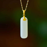 AG Collective Jewelry – Ginkgo Serenity Jade Pendant